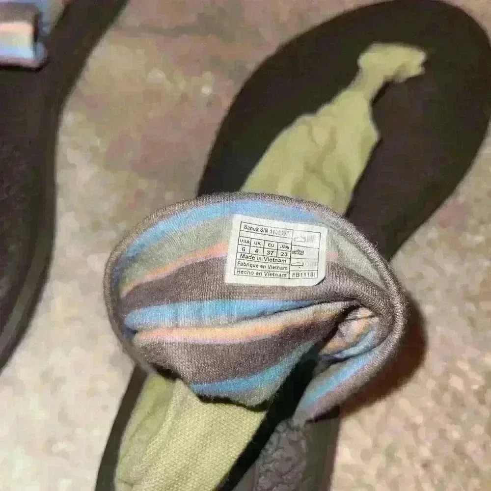 SANUK sandals womens size 6 - Picture 4 of 4
